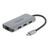 Hub DeLOCK USB 3.2 Gen 1 con 4 porte e LAN Gigabit e PD - Nouvo