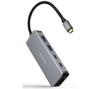 Hub di docking Nanocable 6 in 1 da USB-C a HDMI/USB 3.2/USB-C PD