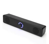 Hub di intrattenimento da scrivania, altoparlanti con suono stabile e privo di interferenze, impegno ecologico e luce LED pulsante.