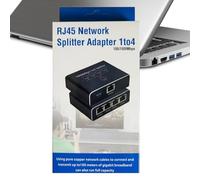 Hub Di Rete Ethernet Estensione Cavo Da 1 A 4 Con Accesso Simultaneo | Divisore Della Connessione Internet Per Computer Desktop Computer Portatile Casa Ufficio Azienda PC Box TV