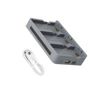 Hub di ricarica compatto e multiplo con protezioni da surriscaldamento, perfetto per gli appassionati di volo all'aperto Centro di ricarica simultaneo