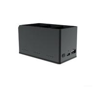 Hub di ricarica da 100 W per DJI per mini 5 Pro 4 Pro 3 - Ricarica rapida 3 batterie parallele con display a LED Allarme SOS Adattatore USB-C Power Bank Nero