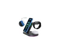 Hub di ricarica multi-dispositivo versatile, design compatibile con le custodie, stazione di ricarica integrata per telefoni Samsung Galaxy, Apple