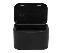 Hub di Ricarica per Action Camera, Caricabatteria Rapido Doppio per Fotocamera X4, con Indicatori di Stato LED, Protezione di Sicurezza, Cavo USB Tipo C