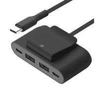 Hub di ricarica USB-C multiporta 2x USB-C + 2x USB cavo lungo 2 metri - Nouvo