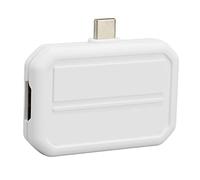 Hub di Tipo C 3 in 1, Hub di Interfaccia Multimediale Piccolo e Versatile da Tipo C a HD Plug and Play PD Ricarica per Telefono (Bianco)