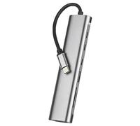 Hub di tipo C Hub USB C per più dispositivi USB3.0 2xCard Reader Port Doppia porta di tipo C Porte fino a 5Gbps Trasferimento dati Video Hub 4K