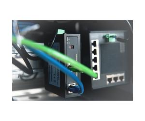Hub Digitus 1 porta Gigabit PoE++ 10/100/1000Base-T metallo IP30