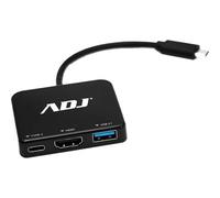 Hub Dock adattatore USB type-C multiport bk HDMi+USB3.1 Power Delivery port