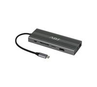 DOCKING STATION ADJ THOR -TYPE-C 12-IN-1 ALLUMINIO compatibile con Windows e Mac