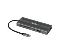 DOCKING STATION ADJ THOR -TYPE-C 12-IN-1 ALLUMINIO compatibile con Windows e Mac