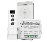 Hub domotico Nivian Mini Curtain Switch Wifi Controllo vocale Alexa Google RF