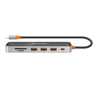 Hub DS-13 7 in 1 4k USB-C Grigio siderale trasparente NEW