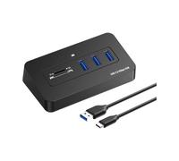 Hub espansione USB da 5 Gbps, 0.3m USB cable | Lettore TF, cinque porte, accessorio da scrivania, centro trasferimento plug-and-play, modulo ingresso