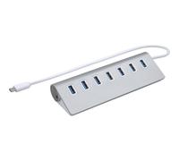 Hub Exsys 7 porte 5 Gbps USB-C modello EX-1136 con alimentazione attiva