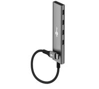 goobay Hub USB-C a 4 porte, 5 Gbps USB 3.2, dongle adattatore multiporta con 4 porte per MacBook Pro/Air, iPad Pro, laptop e altri dispositivi di tipo C - 76564