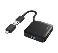HUB Hama 00200116 Usb 3.2 Gen1 Black