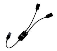 Hub I-Tec 2 porte USB-A 5 Gbps USB 3.2 Gen 1 cavo 0,1 m nero