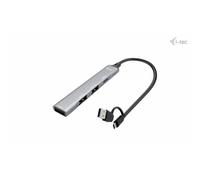 I-Tec Hub USB CAHUBMETALMINI4 Metallico USB-A/USB-C Nuovo