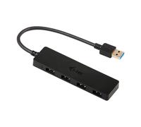 Hub I-Tec 4 porte 5 Gbps USB 3.2 Gen 1 Advance Slim Nero