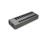 I-Tec Caricabatterie per dispositivi mobili U3CHARGEHUB10 Grigio Interno