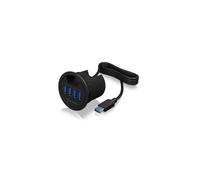 Hub ICY BOX 4 porte 5 Gbit/s IB-HUB1403 USB LED