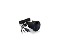 Hub ICY BOX 4 porte USB 3.2 Gen 1 5 Gbps modello IB-HUB1403A nero