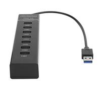 Hub, indicatore LED Hub USB ad alta velocità di forma compatta, pratico e leggero portatile per l'home office