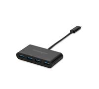 Hub Kensington 4 porte 10 Gbps USB-C CH1200 Plug and Play Nero