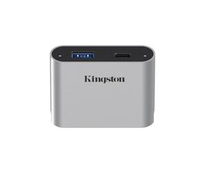 Hub Kingston 2 porte 5 Gbps Workflow miniHub USB-A USB-C compatibile USB 3.2