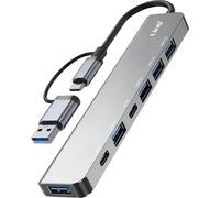 Hub LinQ 7 porte 5 Gbps USB-C modello IT7808 con lettore SD