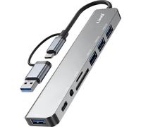 LinQ, Adattatore Hub Multimediale Multiporta 8-in-1 5Gbps Funzione OTG,