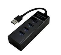 Hub MCL 4 porte 5 Gbit/s USB 3.2 Gen 1 USB3-M104B/N nero cavo corto