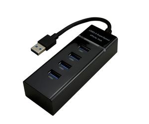 Hub MCL 4 porte 5 Gbit/s USB 3.2 Gen 1 USB3-M104B/N nero cavo corto