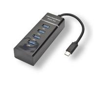 Hub MCL 4 porte 5000 Mbit/s USB 3.2 Gen 1 modello USB3C-H114 nero