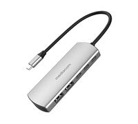 Mediacom MD-C324 hub di interfaccia USB 2.0 Type-C 5000 Mbit/s Alluminio Mediacom