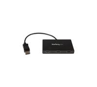 StarTech.com Adattatore DisplayPort a HDMI - Hub MST da DisplayPort 1.2 a 3x Monitor - Triplo Monitor 1080p - Splitter Video DP con Modalità Desktop Esteso per PC Windows (MSTDP123HD)
