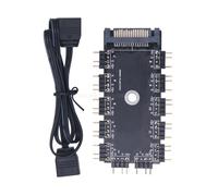 Hub multipli del porto 5V 3pin ARGB LED per il controllo unificato dell'illuminazione nel PC di gioco doganale costruisce l'installazione facile ARGB Hub regolatore di illuminazione
