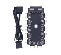 Hub multipli del porto 5V 3pin ARGB LED per il controllo unificato dell'illuminazione nel PC di gioco doganale costruisce l'installazione facile ARGB Hub regolatore di illuminazione
