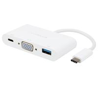 HUB MULTIPORTA, USB-C TO VGA, USB-C/A; CCUC VGA (VIVANCO) Qtà X 1
