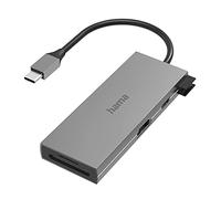 Hama Usb-C-Hub Multiporta 6 Porte Usb-A Usb-C HDMI SD MICROSD Usb-Power-Delivery