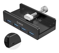 Hub Orico 4 porte USB 3.0 5 Gbps modello MH4PU-P-BK-BP attivo con microUSB