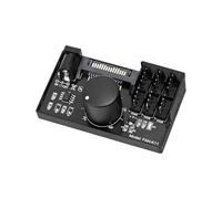 Hub PC Fan Controller - 7 x 4 x 2,8 cm Pwm Fan Splitter Hub | Computer Chassis Fans Speed Controller | 4 Pin Interface Cooling Accessories | For Workstation Server Game Room Laptop Overclocking