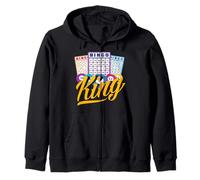 Hub per appassionati di Bingo King Bingo Player Felpa con Cappuccio