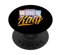 Hub per appassionati di Bingo King Bingo Player PopSockets PopGrip Adesivo