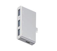 Hub per computer Portatile tramite docking station, adattatore di connessione multipla durevole | Estensione a doppio monitor con connettività rapida, docking station multiuso