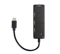 Hub per Docking Station a 4 Porte, Mouse Adattatore per Cavo per Ventola USB per Telefono con Tastiera