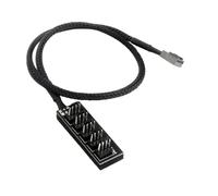 Hub Per Ventola Per PC | Splitter Per Ventola Del Computer | Centro Di Controllo Della Ventola Di Scatola | Splitter Per Ventola A 4 Pin E Controller Della Ventola Della Scatola | Controllo T