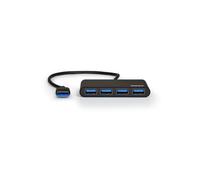Hub Port Designs 4 porte 5000 Mbit/s USB 3.2 Gen 1 900121 nero alluminio