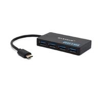 HUB PORTA TYPE-C 4 PORTE USB SPLITTER ADATTATORE PC LAPTOP 10 CM MAXTECH HUB3-4C